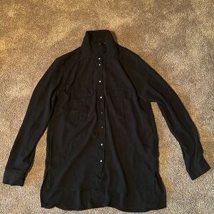 H&M Black Button Down Shirt